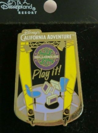 Disney Dca California Adventure Who Wants To Be A Millionaire Core Hot Seat Pin