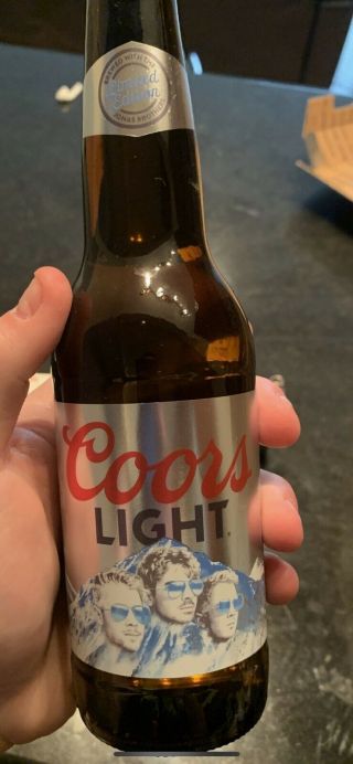 Jonas Brothers Coors Light Bottle