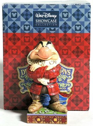 S896.  Disney Traditions Jim Shore Snow White Grumpy Figurine From Enesco (2009)