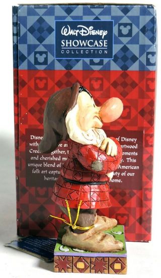 S896.  Disney Traditions Jim Shore Snow White GRUMPY Figurine from Enesco (2009) 2