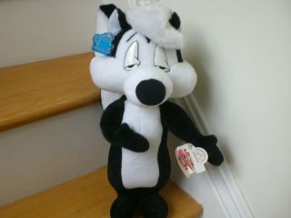 1994 Looney Tunes Pepe Le Pew Applause Plush (nwt)