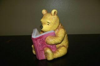 Disney Michel & Co Classic Winnie The Pooh Bank Ceramic Figurine 6 "