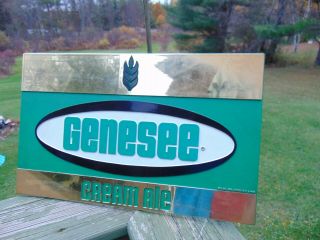 Genesee Cream Ale Beer Sign 16 X 10 Man Cave Decor Wall Hanging G B Co.  Hallmark 2