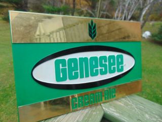Genesee Cream Ale Beer Sign 16 X 10 Man Cave Decor Wall Hanging G B Co.  Hallmark 3