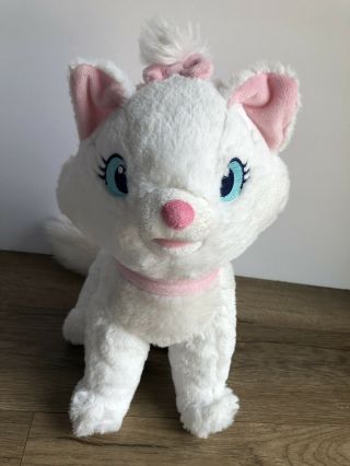 Disney Store Aristocats Marie White Cat Plush Stuffed Toy Doll 12in Authentic