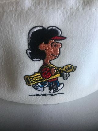 Rare Peanuts Lucy Golf Hat White Peanuts Headwear By Town Talk 2