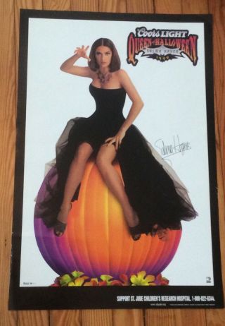 Coors Light Salma Hayek Queen Of Halloween Promo Poster 1999 17 “ X 25”