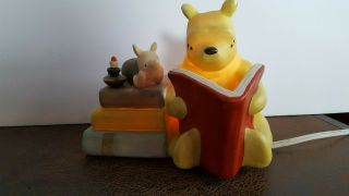 Vintage Disney Winnie The Pooh Ceramic Night Light By Charpentes Pooh And Piglet