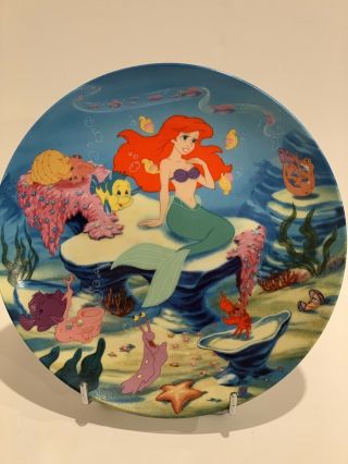 Collector’s Plate Series Walt Disney’s The Little Mermaid “a Song From The Sea”