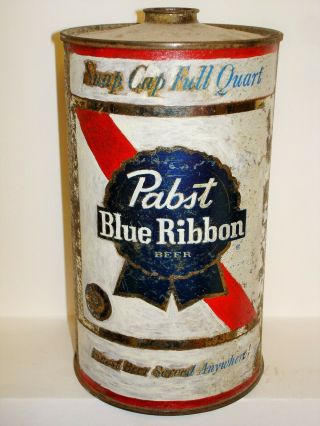 Complete Paint Touch - Up - Pabst Blue Ribbon Quart Cone Top Beer Can L1577
