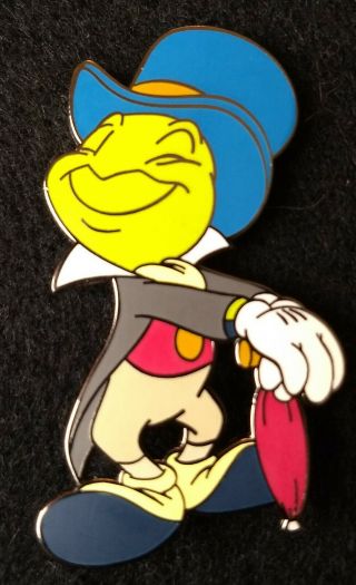 Jiminy Cricket Beaming With His Umbrella Disney Pin Le1000