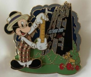 The Scoop - Mickey Mouse & Tower Of Terror (mgm Studios) Disney Pin Le 2000