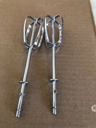 Vtg General Electric Ge Hand Mixer Model D1m24 Replacement Beaters