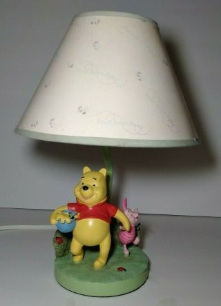Disney Winnie The Pooh And Piglet Figure Lamp & Shade