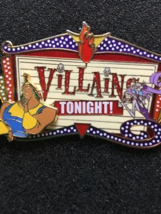 Disney Pin Wdi Imagineer Marquee Villain Yzma Tonight Le300 Emperor 