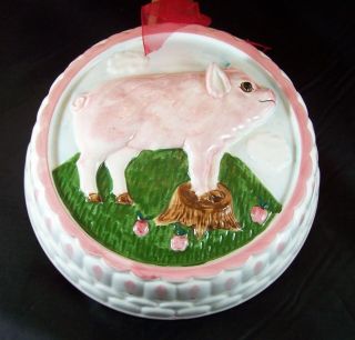 Sigma The Taste Setter Pig Ceramic Mold Wall Decor Country Chic Andrea West