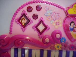 Disney Princess Pink Electronic Keyboard Piano Toy Travel 3
