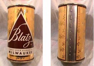 Blatz Milwaukee Beer 12 Fl Ozs Flat Top 1950 