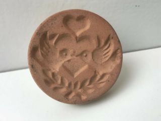 Rycraft? Cookie Stamp 2 " Bird Lovebirds Heart Wedding Treat Favor Glazed Handle