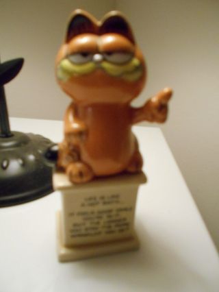 Vintage Garfield The Cat 1981 Enesco Ceramic Cartoon Limited Figure Figurine Toy