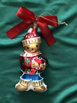 Waterford Holiday Heirlooms Gingerbread Boy Ornament