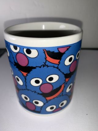 NWOB Sesame Street General Store Grover Face Ceramic Mug 12oz.  Rare Find 2