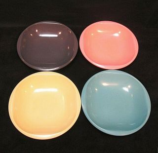 4 Vintage Boontonware Salad Bowls 1308 - 20 Mid - Century Boonton Ware