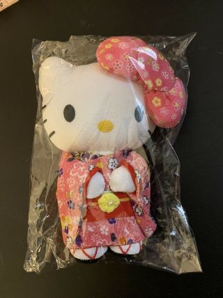 Sanrio Hello Kitty 7.  5 " Kimono Plush Doll Anime Toy
