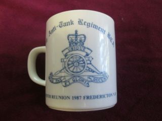 7th Anti - Tank Regiment Royal Canadian Artillery Coffee Mug,  1987 Reunion
