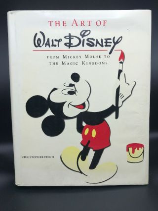The Art Of Walt Disney.  C.  1973/1983 Edition; Lg.  Hardcover Book Vintage