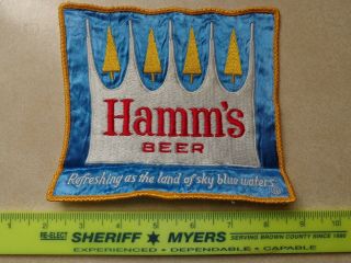 Rare Vintage Beer Patch Hamm 