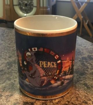 Disney Epcot Figment Collectible 1996 1st Epcot Vintage Limited Mug
