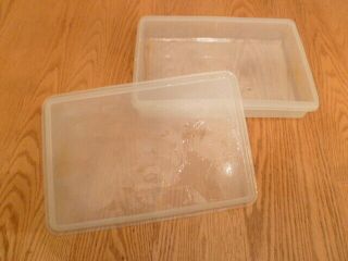 Vintage Tupperware 9x13 Rectangle Container 290 - 1 W/ Lid