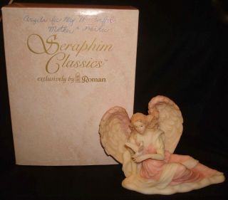 1993 Roman Inc Seraphim Classics Evangeline Angel Of Mercy 67090 Figurine W/box