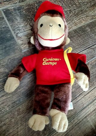 Curious George Plush Doll With Yellow Bag - Toy Network - Hm Co.