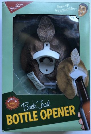 Deer Buck Butt Tail Rear Bottle Opener.  Wall Mount.  Ever Deer Lease Needs One
