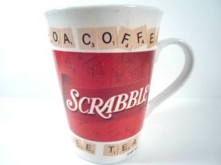 Scrabble Coffee Mug Cup 2002 Hasbro Coffee Tea Cocoa Sherwood Brand