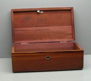 Lane Cedar Wood Trinket Box Jewelry Chest Zarfos Furniture Red Lion Pennsylvania