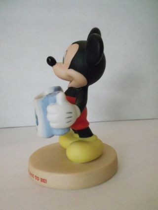 Walt Disney World Mickey Mouse 2003 Banner Ceramic Porcelain Figure No Box 2