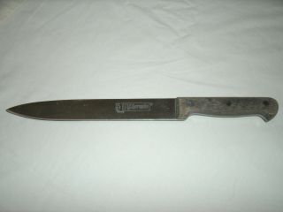 L.  C.  Germain Full Tang Kitchen Slicing Knife 12 7/8 Inches Long Made In Japan