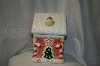 Gingerbread House Cookie Jar From World Bazaar Inc - 10 inch 3