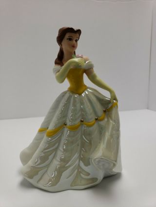 Disney Beauty & The Beast Princess Belle 6 1/4 " Ceramic Porcelain Figure