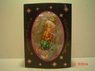 Christopher Radko Gifted Elf Little Gem Christmas Ornament,  Nib