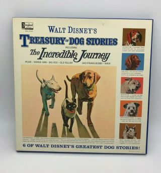 Walt Disney Treasury Of Dog Stories 3 Lp Record Box Set,  1963,  Old Yeller