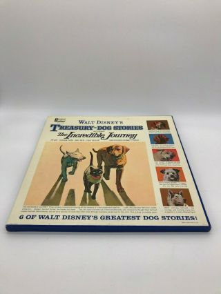 Walt Disney Treasury of Dog Stories 3 LP Record Box Set,  1963,  Old Yeller 2