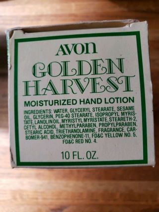 Avon Golden Harvest Glass Ear of Corn Hand Lotion or Soap Dispenser Bottle 1977 3