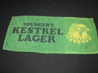Vintage Pub Bar Towel Younger’s Kestel Lager Hard To Find 6777