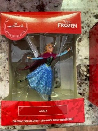 2019 Hallmark Christmas Tree Ornament Disney Frozen Anna