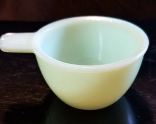 Jade Green Glass Measuring Cups 1/4 2oz And 1/2 4 Oz 2
