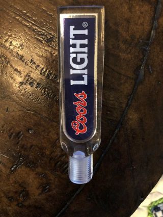 Vintage Coors Light Beer Tap Handle Bar Man Cave Tavern Pub